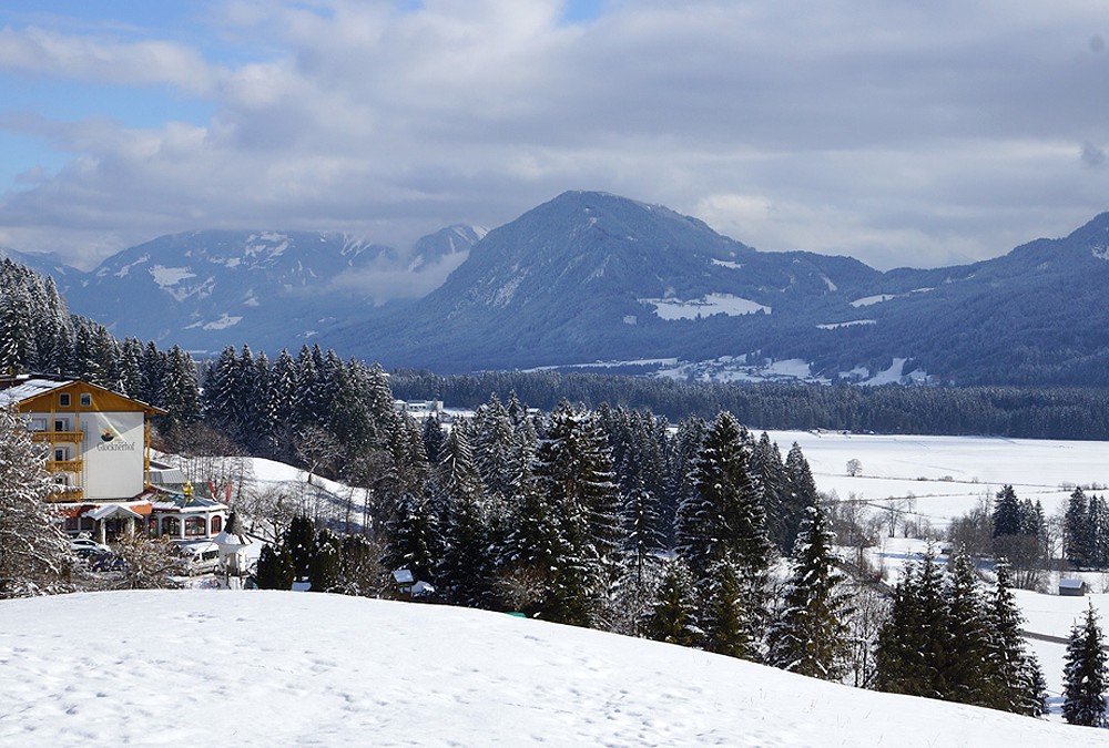 Bild 01 – Ausblick nach Süden auf die Berge in Kärnten