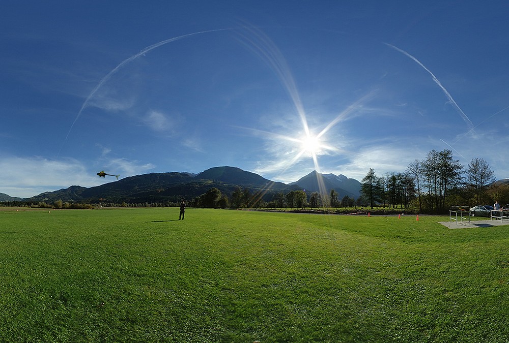 sommer-flugplatz